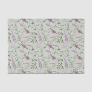 Papel De Seda Diseño de la serie floral y de tartán escocés 10