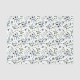 Papel De Seda Diseño de la serie floral y de tartán escocés 18