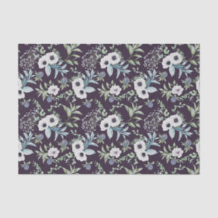 Papel De Seda Diseño de la serie floral y de tartán escocés 9