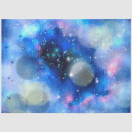 Papel De Seda Diseño de la serie Galaxia Azul 1