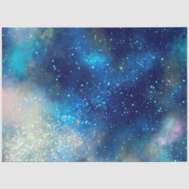 Papel De Seda Diseño de la serie Galaxia Azul 4