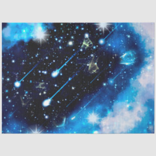 Papel De Seda Diseño de la serie Galaxia Azul 5