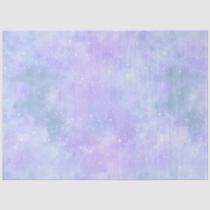 Papel De Seda Diseño de la serie Galaxia Azul Claro 1