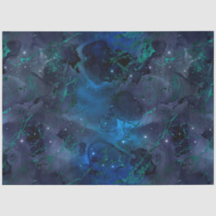 Papel De Seda Diseño de la Serie Galaxia de Mármol 11