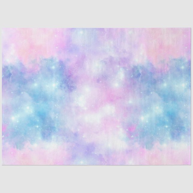Papel De Seda Diseño de la serie Galaxia Pintada 4 (Anverso)