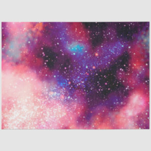 Papel De Seda Diseño de la serie Galaxia Roja 4