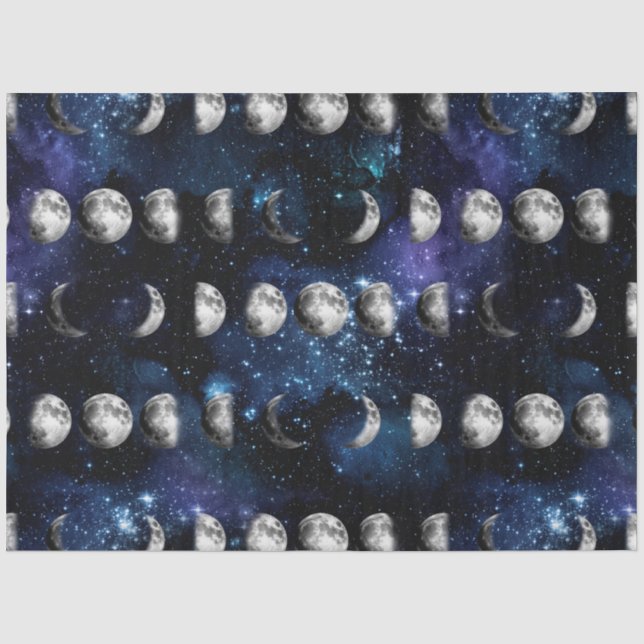 Papel De Seda Diseño de la serie Galaxy Moon 9 (Anverso)