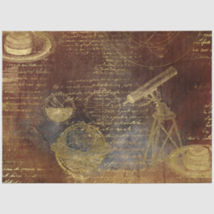 Papel De Seda Diseño de la Serie Galileo de Oro 10