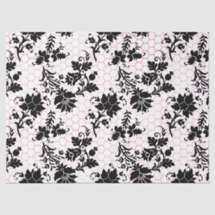 Papel De Seda Diseño de la serie Glam Honeycomb rosa #17