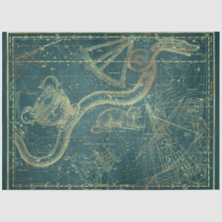 Papel De Seda Diseño de la serie Gold Star Map 24