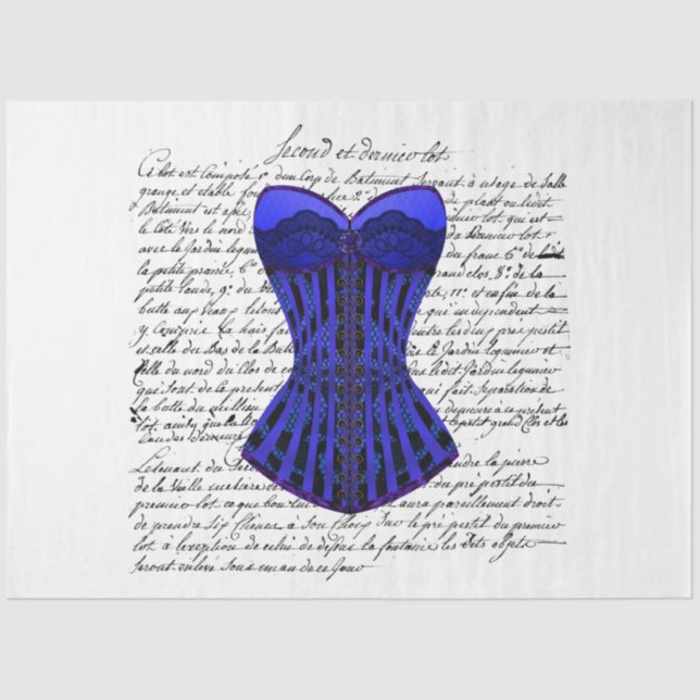 Papel De Seda Diseño de la serie Gothic Debutante 6 (Anverso)