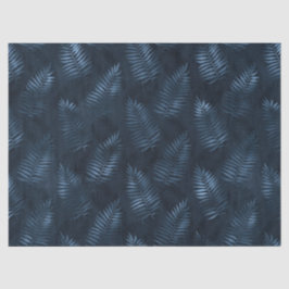 Papel De Seda Diseño de la serie Leopardo Azul y Dorado 12