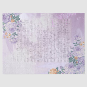 Papel De Seda Diseño de la serie Lilac Shabby Chic 11