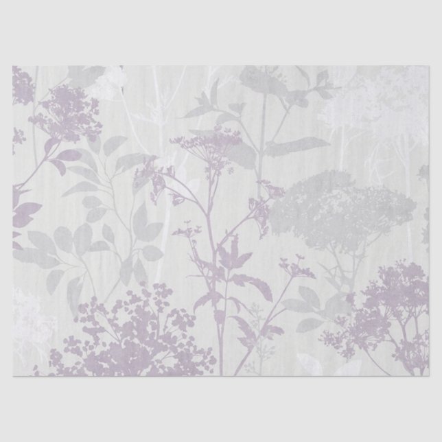 Papel De Seda Diseño de la serie Lilac Shabby Chic 26 (Anverso)