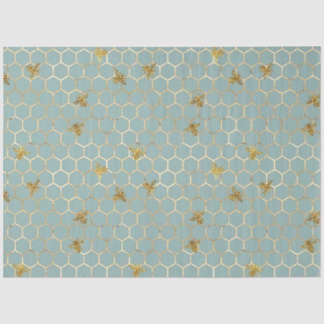Papel De Seda Diseño de la serie Lovely Bee 48 (Anverso)