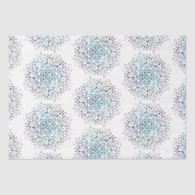 Papel De Seda Diseño de la serie Mandala 16 (Anverso)