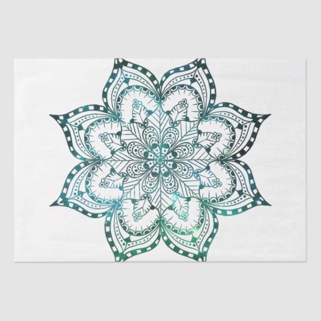 Papel De Seda Diseño de la serie Mandala 21 (Anverso)
