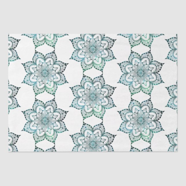 Papel De Seda Diseño de la serie Mandala 22 (Anverso)