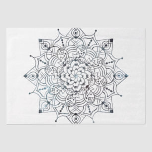 Papel De Seda Diseño de la serie Mandala 23