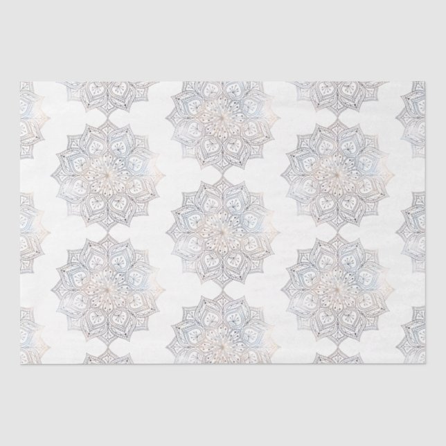 Papel De Seda Diseño de la Serie Mandala 26 (Anverso)