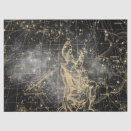 Papel De Seda Diseño de la serie Mapa de estrellas de la galaxia