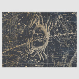 Papel De Seda Diseño de la serie Mapa de estrellas de la galaxia