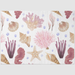 Papel De Seda Diseño de la serie Marine Life 23 Tissue Paper