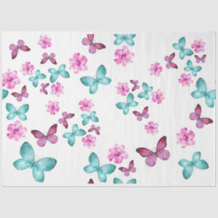Papel De Seda Diseño de la serie Mariposas 1
