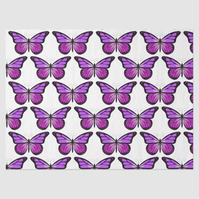 Papel De Seda Diseño de la Serie Mariposas 11 (Anverso)