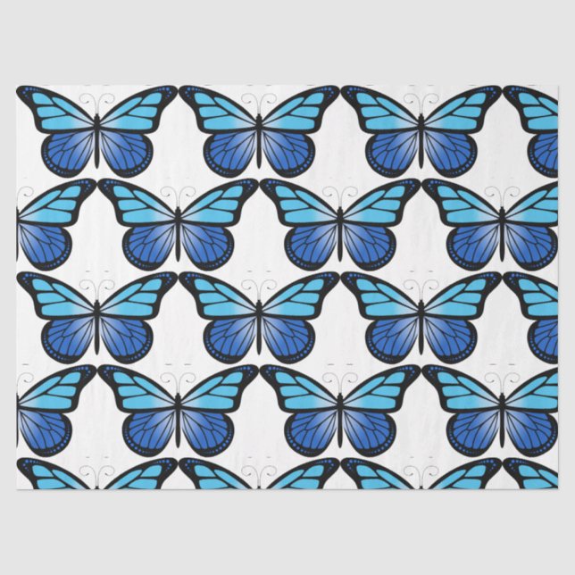 Papel De Seda Diseño de la serie Mariposas 3 (Anverso)
