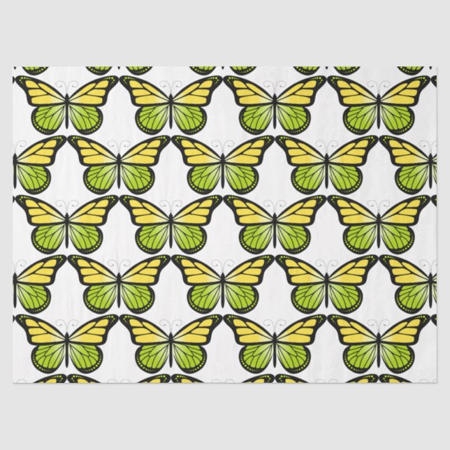 Papel De Seda Diseño de la Serie Mariposas 7 (Anverso)