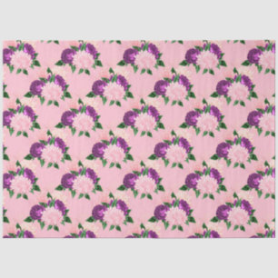 Papel De Seda Diseño de la serie Melocotón, Rosa y Lavanda 11