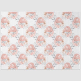 Papel De Seda Diseño de la serie Melocotón y Plata 2