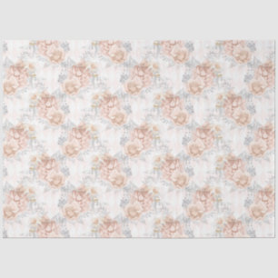 Papel De Seda Diseño de la serie Melocotón y Plata 3