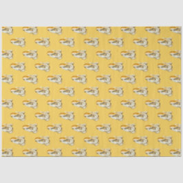 Papel De Seda Diseño de la Serie Náutica Lt Azul y Dorado 11