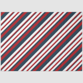 Papel De Seda Diseño de la serie náutica rojo y marino 13