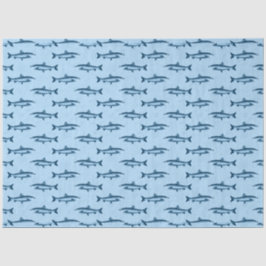 Papel De Seda Diseño de la serie náutica rosa y azul 10