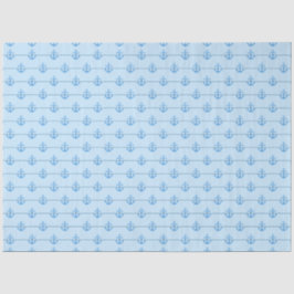 Papel De Seda Diseño de la serie náutica rosa y azul 11