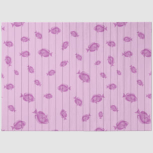 Papel De Seda Diseño de la serie náutica rosa y azul 14 