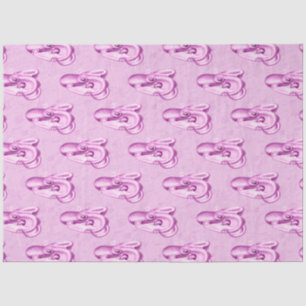 Papel De Seda Diseño de la serie náutica rosa y azul 9
