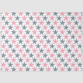 Papel De Seda Diseño de la serie náutica rosa y marina 2