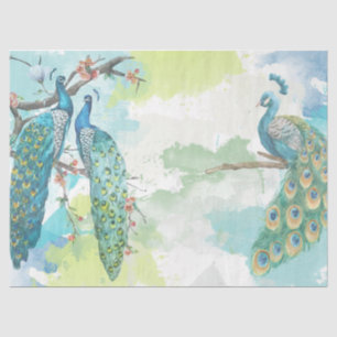 Papel De Seda Diseño de la serie Pavo Real 2