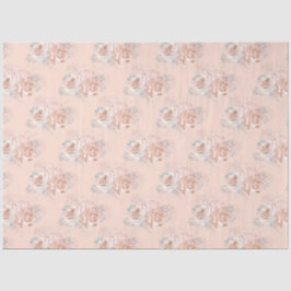 Papel De Seda Diseño de la serie Peach y Silver 15