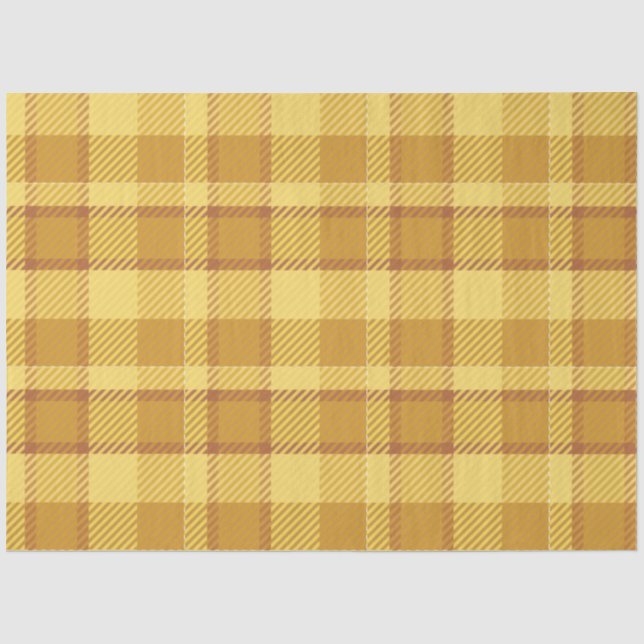 Papel De Seda Diseño de la Serie Plaid de Otoño 11 (Anverso)