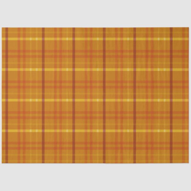 Papel De Seda Diseño de la serie Plaid de otoño 6 (Anverso)