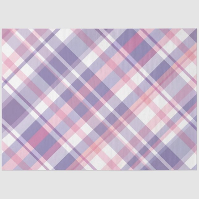 Papel De Seda Diseño de la serie Plaid de Semana Santa #17 (Anverso)