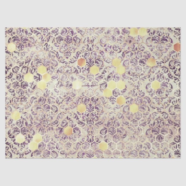 Papel De Seda Diseño de la serie Purple Bee 15 (Anverso)