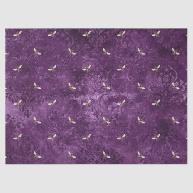 Papel De Seda Diseño de la serie Purple Bee 18 (Anverso)