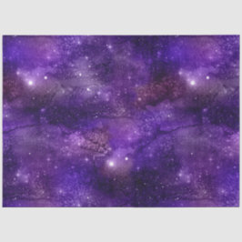 Papel De Seda Diseño de la serie Purple Galaxy 4