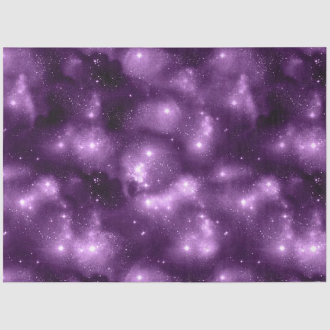 Papel De Seda Diseño de la serie Purple Galaxy 7 (Anverso)